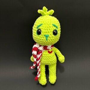 Grinch crochet plushie